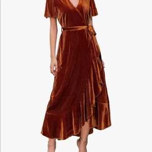 Women’s Dress in burnt orange